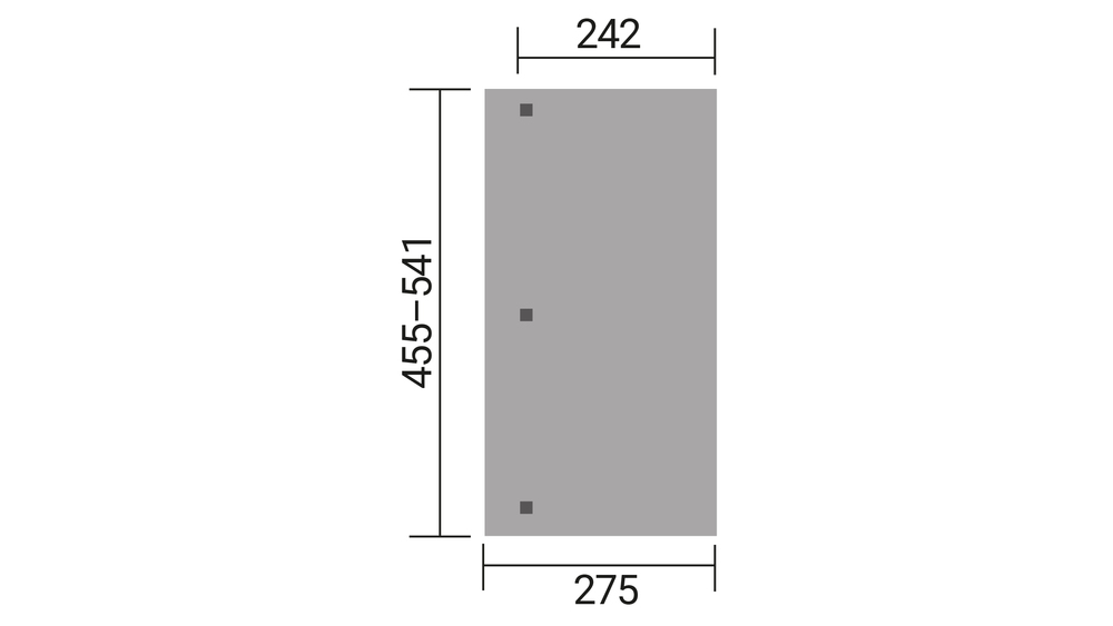 Drevená záhradná pergola 672 Weka