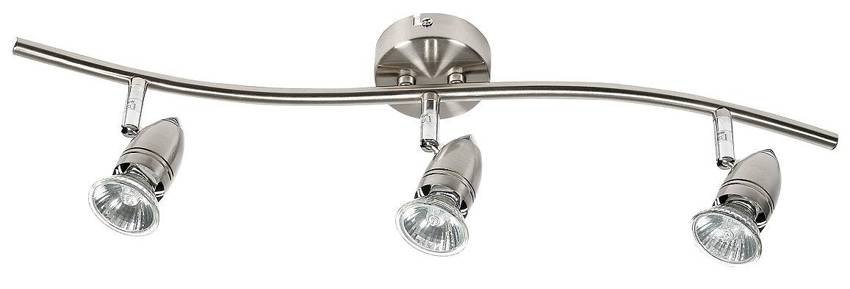 Stropné svietidlo Flash /3 matný nikel GU10 50 W