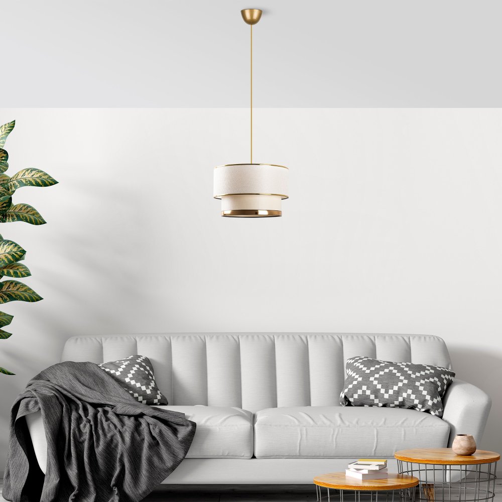 Luster Cake - Cream, Gold