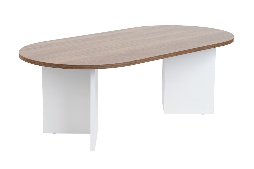 Konferenční stolek Sable - Walnut, White (obrázek 4)