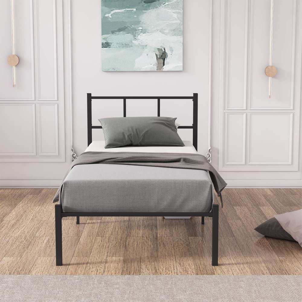 Rám jednolůžkové postele Cemre - Black 100x200 (obrázek 4)