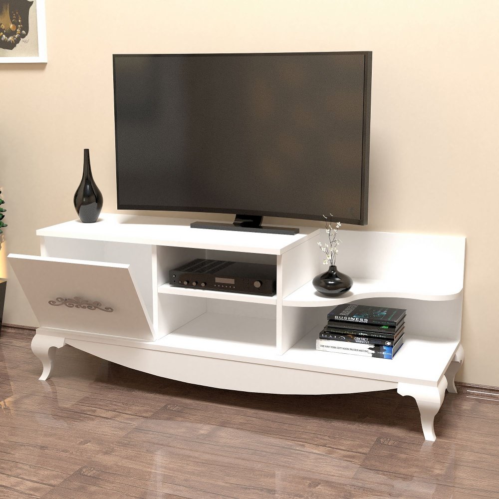 TV stolek Sultan - White (obrázek 3)