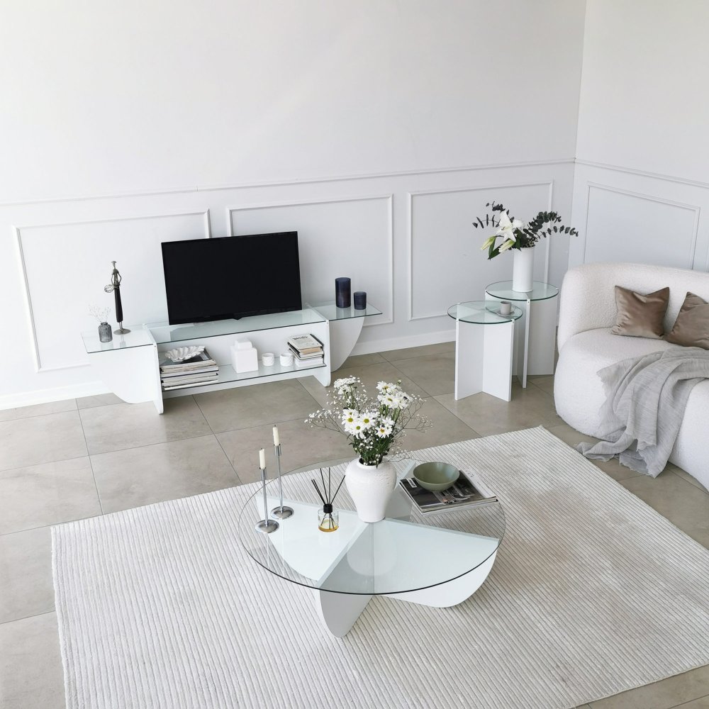 TV stolek Lily TV - White (obrázek 6)