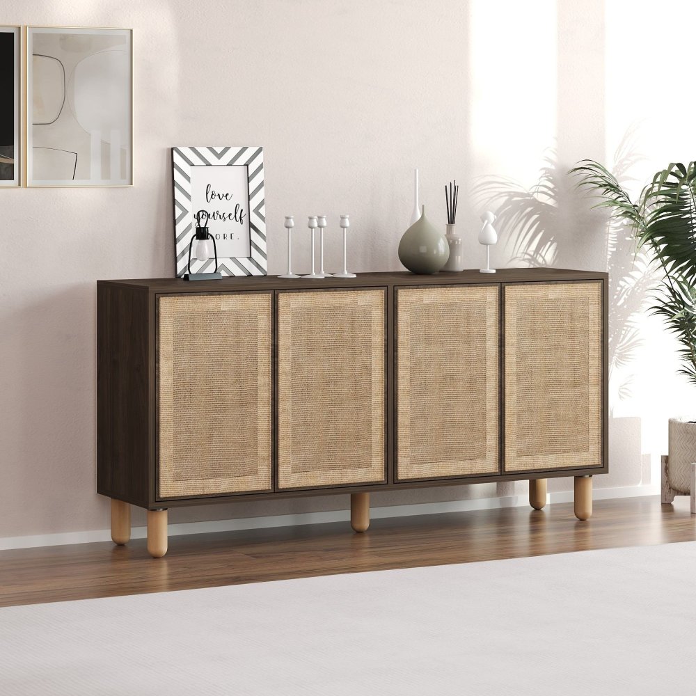 Konzolový stolík Leıla - Walnut