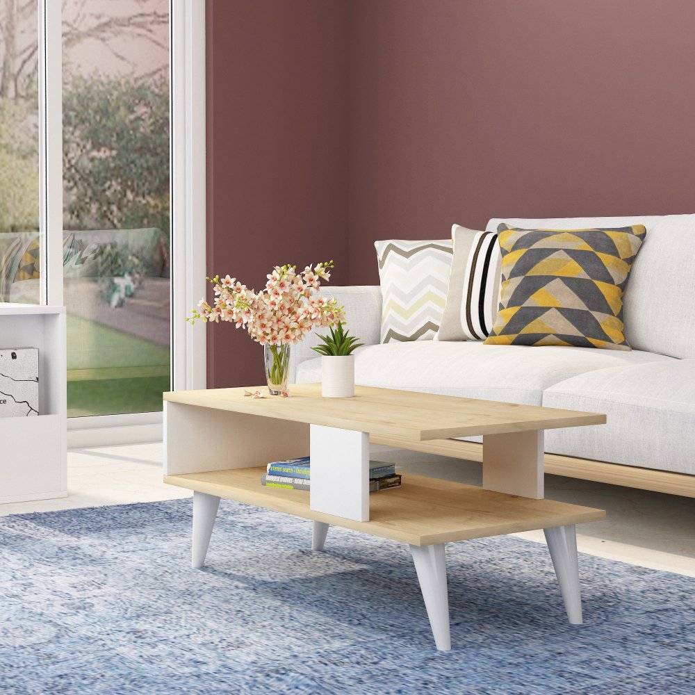 Konferenčný stolík Ayca - Sapphire, White