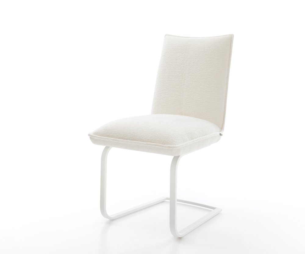 Konzolová jedálenská stolička Lelio-Flex bouclé mäkký béžová konzolová