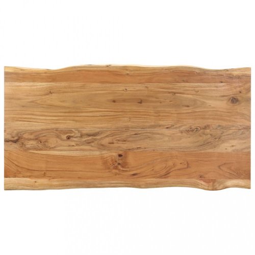 Jedálenský stôl masívne drevo / oceľ Dekorhome - ROZMER: 160x80x75 cm