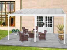 Hliníková pergola 4,35x3 m WALL 43 bílá