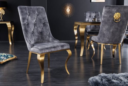 Chesterfield jídelní židle 2 ks ZETHOS Dekorhome