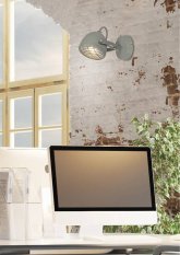 Nástenná lampa 1X50W GU10 betónovo sivá PENT