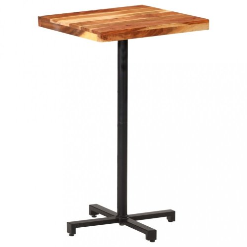 Barový stôl hnedá / čierna Dekorhome - ROZMER: 50x50x110 cm