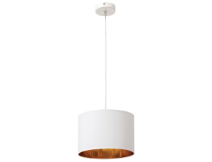 Vespillo 25x25x110cm závěsná 1 bílý/zlatý