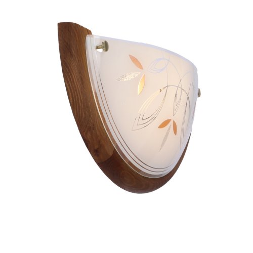 Stropné svietidlo Rustica, drevené štandardné, 1x60 W, E27, dub