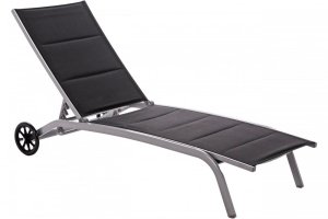 Polohovací zahradní lehátko s kolečky - POSLEDNÍ KUS