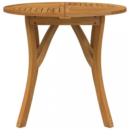 Zahradní stůl Ø 85 cm masivní akáciové dřevo