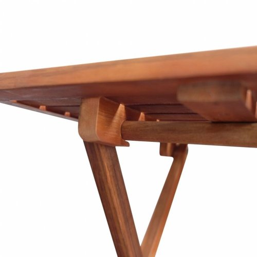 Záhradný odkladací stolík akáciové drevo Dekorhome