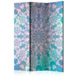 Paraván - Girly Mandala (Blue) [Room Dividers]