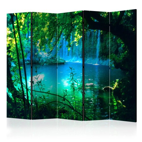Paraván Kursunlu Waterfalls Dekorhome - ROZMĚR: 135x172 cm (3-dílný)