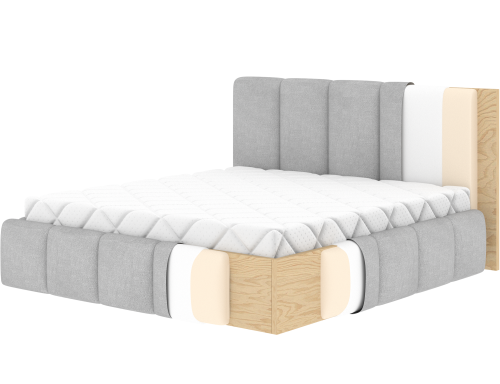 Posteľ Edvige + Drevený rám 160x200