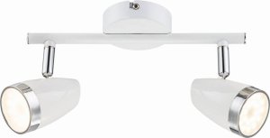 Stropní nástěnná lampa pásková bílá bodová LED 2x40W Blanca