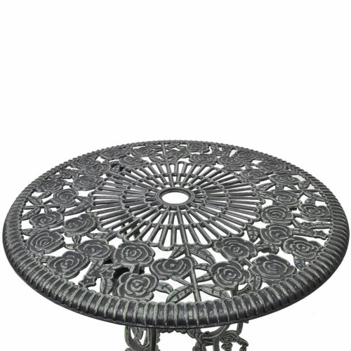 Záhradný bistro set 3 ks liaty hliník Dekorhome