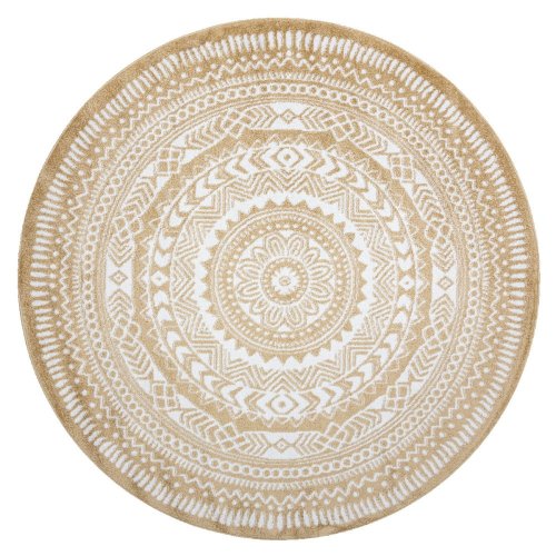Kusový koberec Napkin gold kruh 100x100 (průměr) kruh