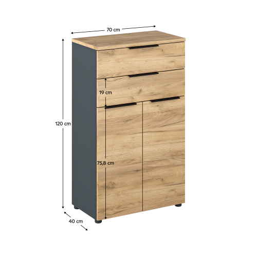 Skříňka KLAUDIUS TYP 3