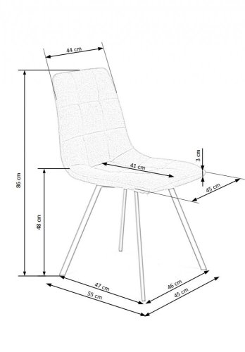 Jedálenská stolička K402