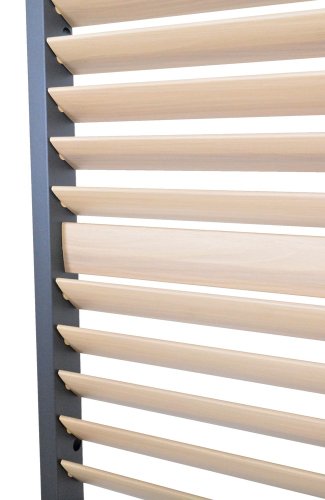 Sklápací hliníkový panel zatienenia pre bioklimatickú pergolu