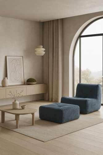 Nua N24-18 Kreslo s podnožkou