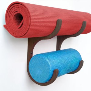 Dekoratívna drevená nástenná polica Raf277