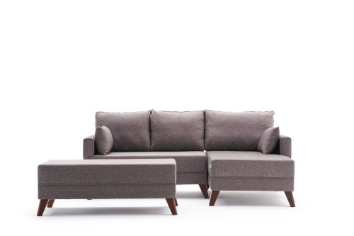 Rohová rozkladacia pohovka Bella Mini Corner Sofa Right - Brown