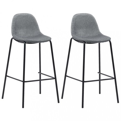 Barový set 3ks textil / bílá Dekorhome