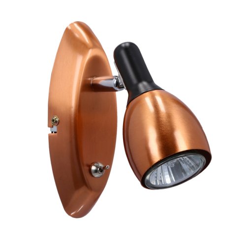 Nástěnná lampa 1xGU10 měděná CROSS