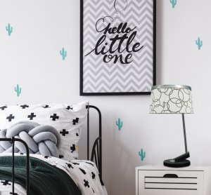 Stolná lampa biela/chróm Impresja