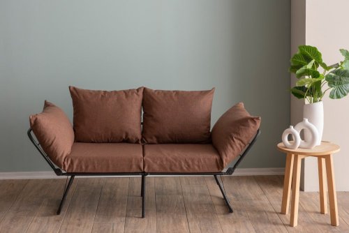 Dvojmiestna rozkladacia pohovka Viper 2-Seater - Light Brown