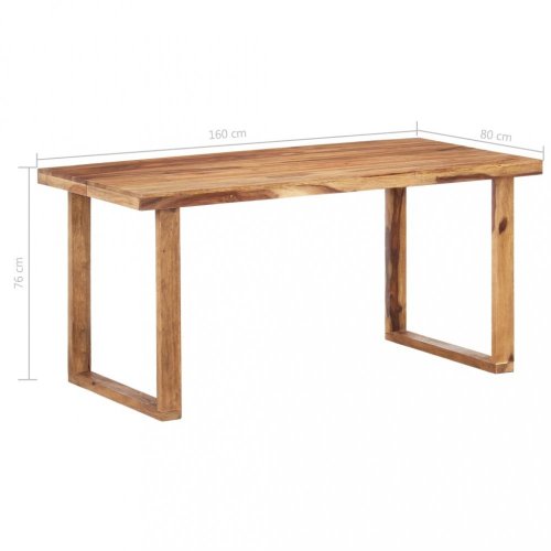 Jídelní stůl masivní dřevo Dekorhome - ROZMĚR: 180x90x76 cm