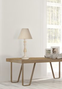 Ľanová stolová lampa na písanie 42x20cm Folclore