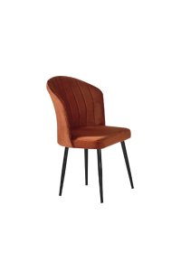 Súprava stoličiek (2 kusy) Rubi - Orange, Black