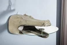 Odkladací nástenný stolík CROCO Dekorhome