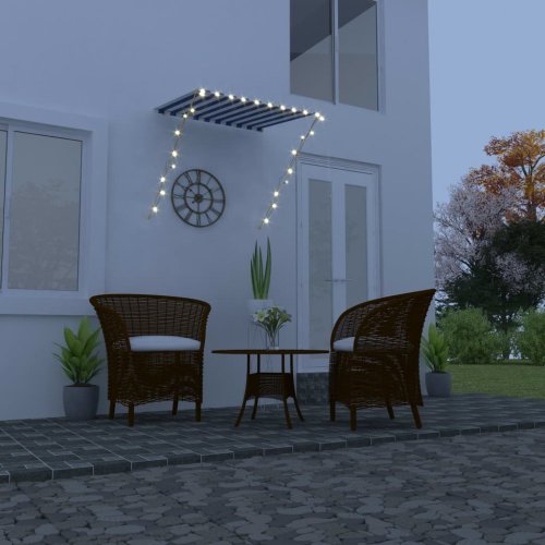 Zatahovací markýza s LED světlem 200x150 cm Dekorhome