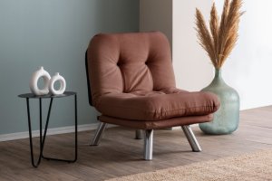 Rozkladacie kreslo Misa Small Solo - Light Brown