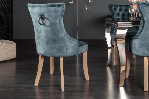 Chesterfield jídelní židle 2 ks FRIXON Dekorhome