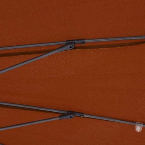 Zahradní slunečník s hliníkovou tyčí ø 270 cm Dekorhome - BAREVNÁ VARIANTA: Černá