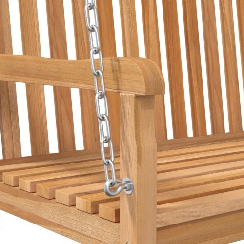 Houpací lavice teakové dřevo Dekorhome - ŠÍŘKA: 120 cm