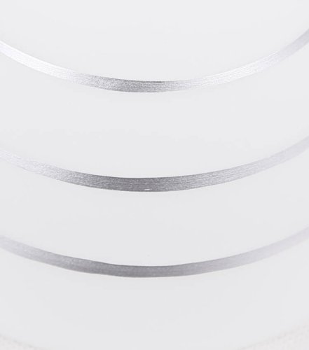 Stropné svietidlo chróm 3x40W biele tienidlo s kryštálmi Simpli