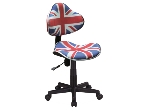 Študentská kancelárska stolička Q-G2 - BAREVNÁ VARIANTA: Britská vlajka