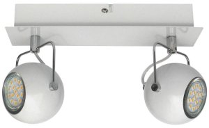 Stropné svietidlo Tony strip 2X3W led GU10 biele