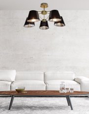 Závesná stropná lampa Cortez E14 Patina