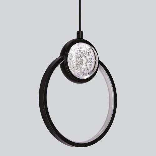 Závesná lampa LACRIMA 20cm čierna 15W LED 3000K biely kryt